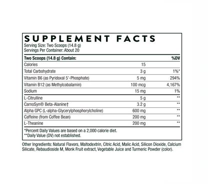 Advanced Pre-Workout