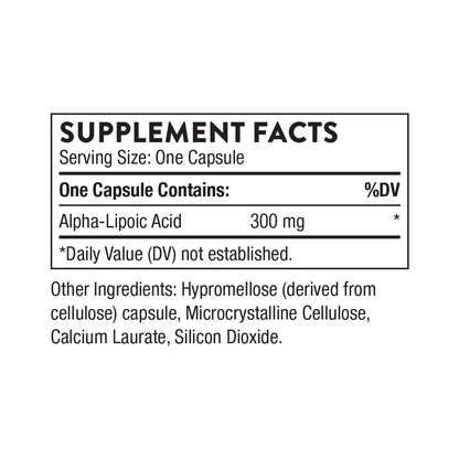 Alpha-Lipoic Acid - Nutrition House