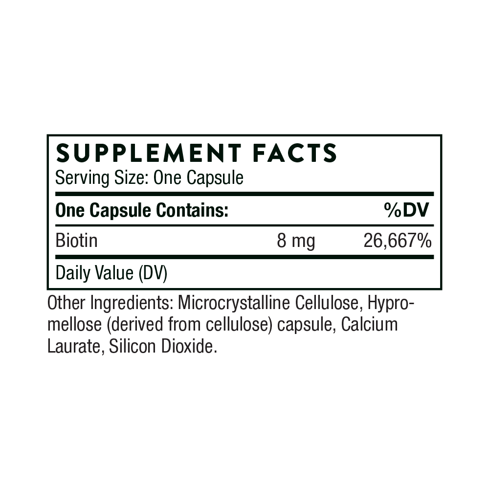 Biotin - Nutrition House