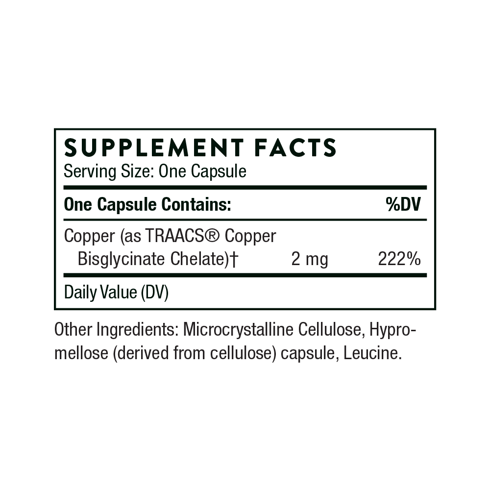 Copper Bisglycinate - Nutrition House