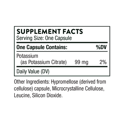 Potassium Citrate - Nutrition House