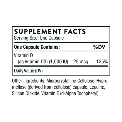 Vitamin D-1,000 - Nutrition House